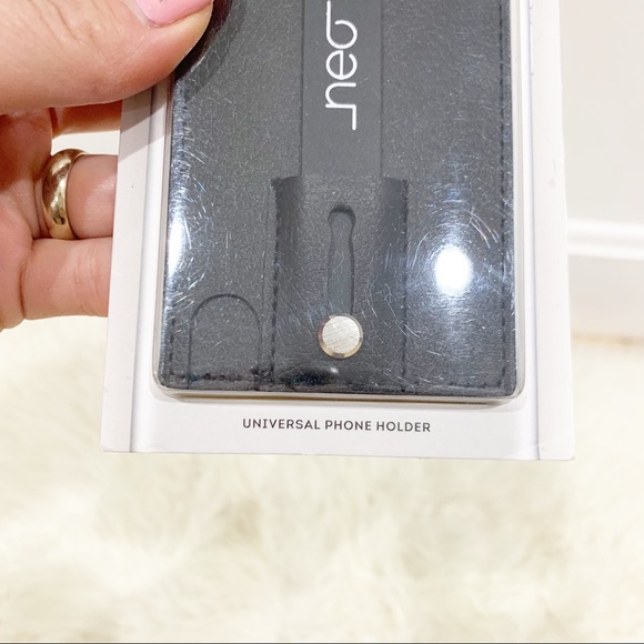 Neo Black universal phone wallet grip stand holder - Picture 5 of 6